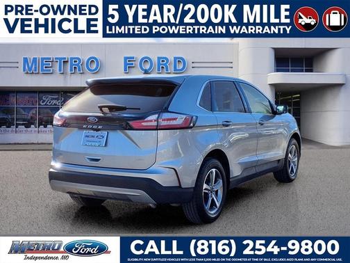 Iconic Silver Metallic 2023 Ford Edge SEL