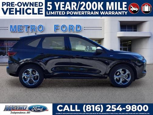 Agate Black Metallic 2024 Ford Escape ST-Line