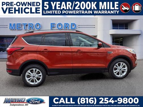 Orange 2019 Ford Escape SEL