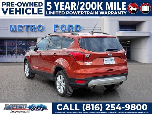 Orange 2019 Ford Escape SEL