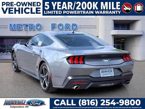 Carbonized Gray Metallic 2024 Ford Mustang EcoBoost