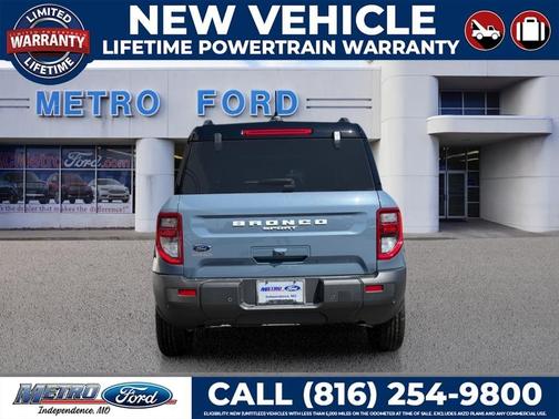 Azure Gray Metallic 2025 Ford Bronco Sport Outer Banks