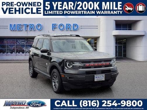 Shadow Black 2023 Ford Bronco Sport Big Bend
