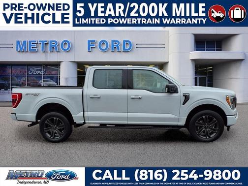 Space White Metallic 2022 Ford F-150 XLT