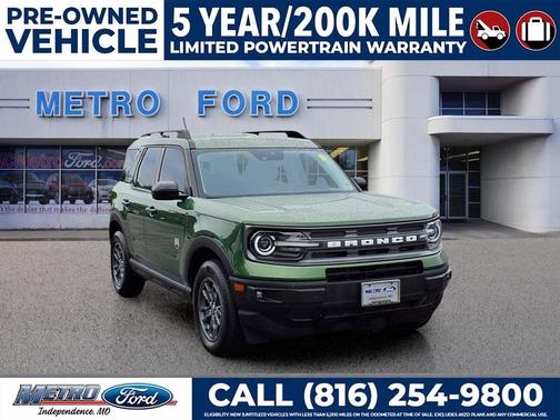 Green Metallic 2024 Ford Bronco Sport Big Bend