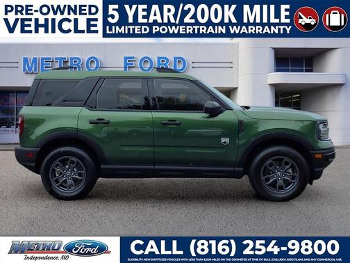 Green Metallic 2024 Ford Bronco Sport Big Bend