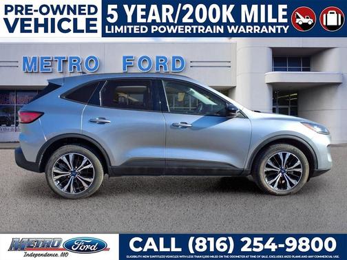Iconic Silver Metallic 2022 Ford Escape SEL