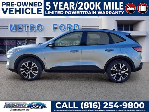 Iconic Silver Metallic 2022 Ford Escape SEL