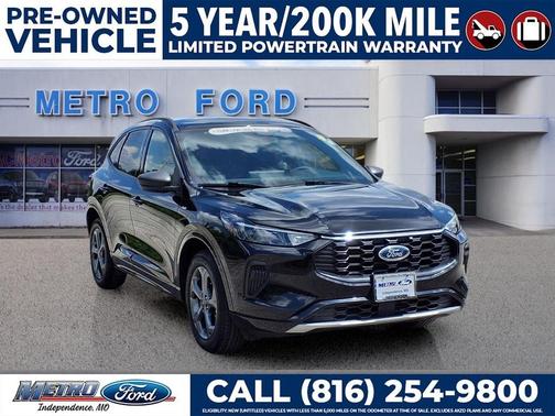 Agate Black Metallic 2023 Ford Escape ST-Line