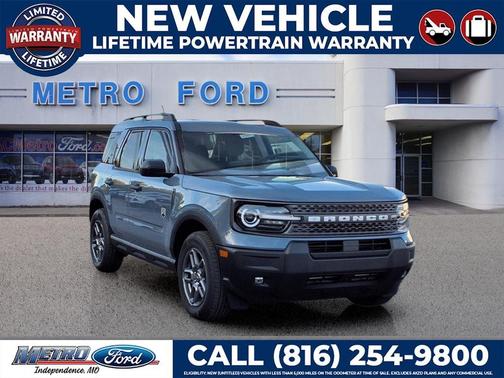 Azure Gray Metallic 2025 Ford Bronco Sport Big Bend