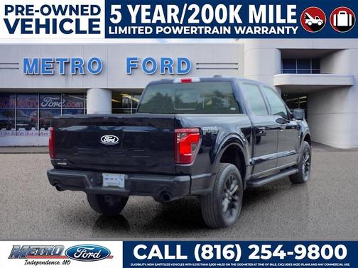 Antimatter Blue Metallic 2024 Ford F-150 XLT