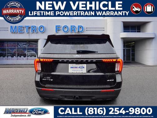 Black 2026 Ford Explorer Active
