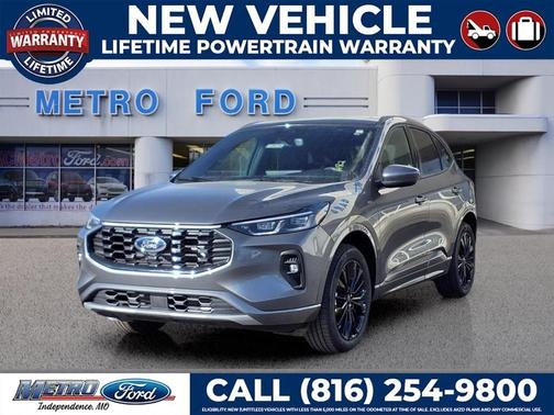 Gray Metallic 2026 Ford Escape ST-Line Elite