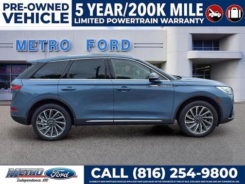 Blue Metallic 2023 Lincoln Corsair Reserve