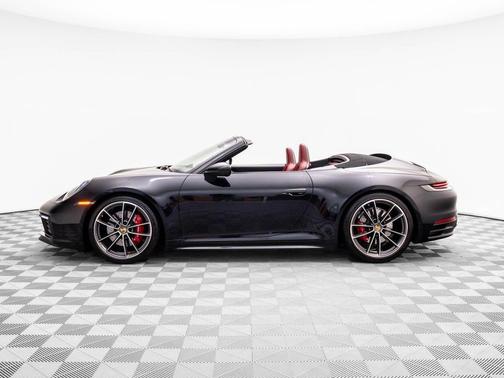 Jet Black Metallic 2022 Porsche 911 Carrera 4S Cabriolet