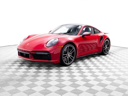 Red 2022 Porsche 911 Turbo S