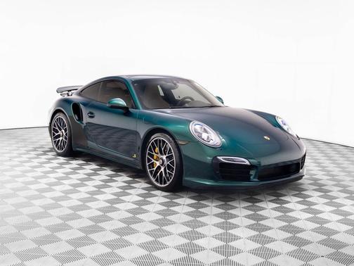 Jet Black Metallic 2015 Porsche 911 Turbo S