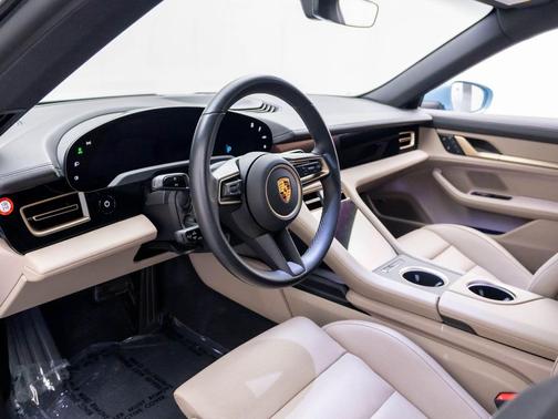 Blue 2023 Porsche Taycan 4