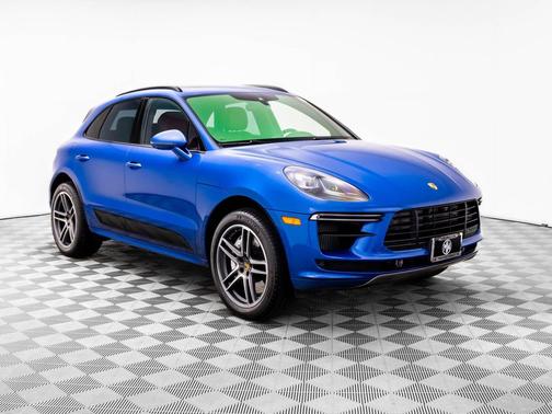 Blue 2021 Porsche Macan Turbo