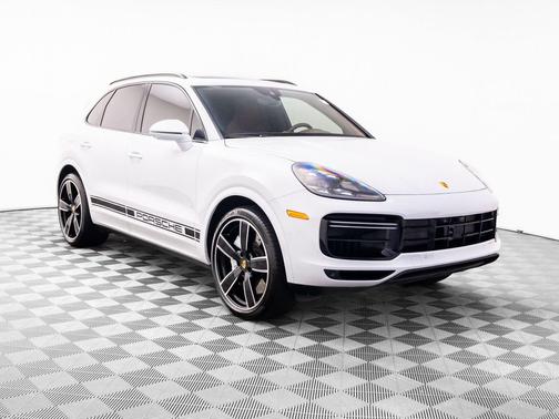 White 2023 Porsche Cayenne Turbo