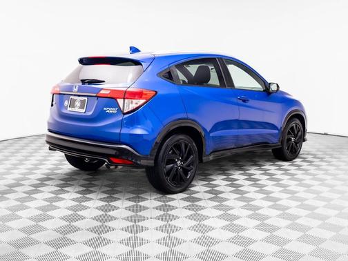 Aegean Blue Metallic 2022 Honda HR-V AWD Sport
