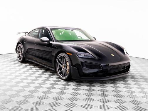 Black 2026 Porsche Taycan Turbo GT w/Weissach Package