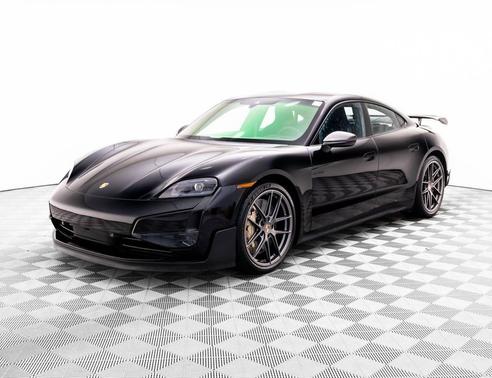 Black 2026 Porsche Taycan Turbo GT w/Weissach Package