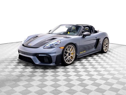 Vanadium Gray Metallic 2025 Porsche 718 Spyder RS