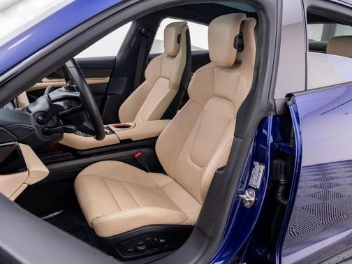 Gentian Blue Metallic 2020 Porsche Taycan Turbo S