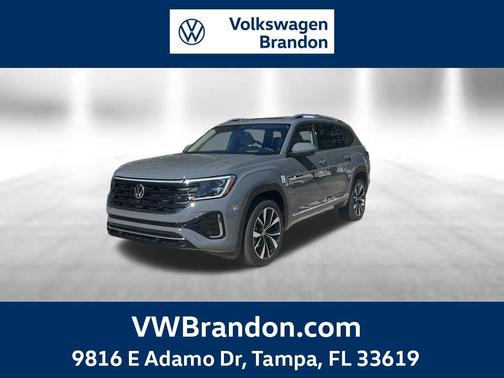 Pure Gray 2026 Volkswagen Atlas 2.0T SEL Premium R-Line 4MOTION