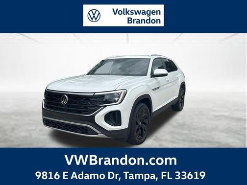 opal white pearl 2026 Volkswagen Atlas Cross Sport 2.0T SE w/Technology 4MOTION