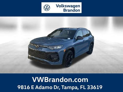 monterey blue pearl 2026 Volkswagen Tiguan 2.0T SE R-Line Black