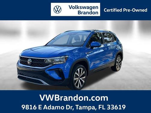 Cornflower Blue 2023 Volkswagen Taos 1.5T SE