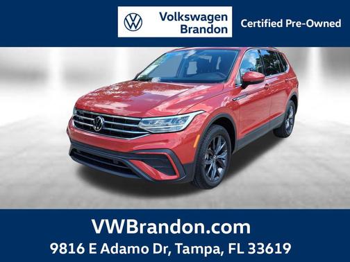 Red Metallic 2023 Volkswagen Tiguan 2.0T SE