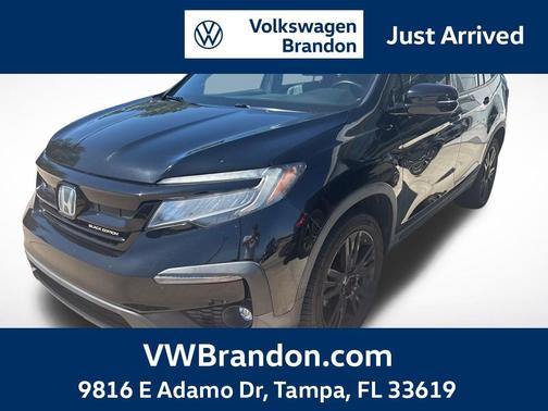 Crystal Black Pearl 2021 Honda Pilot AWD Black Edition