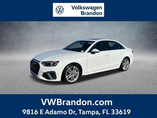 Glacier White Metallic 2023 Audi A4 45 S line Premium Plus
