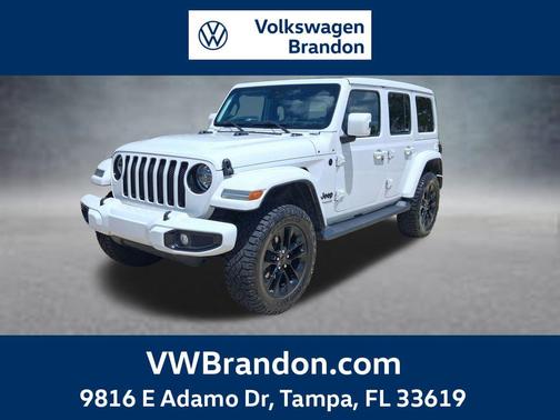 Bright White Clearcoat 2021 Jeep Wrangler Unlimited Sahara