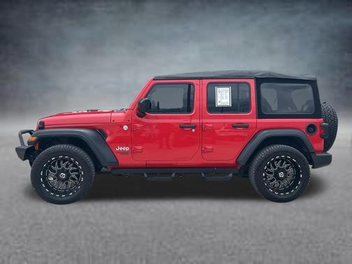 Firecracker Red Clearcoat 2018 Jeep Wrangler Unlimited Sport