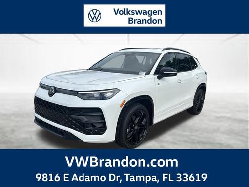 opal white pearl 2026 Volkswagen Tiguan 2.0T SE R-Line Black