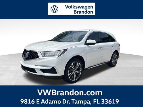 Platinum White Pearl 2020 Acura MDX 3.5L w/Technology Package