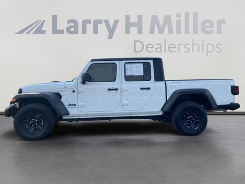 Bright White Clearcoat 2023 Jeep Gladiator Sport