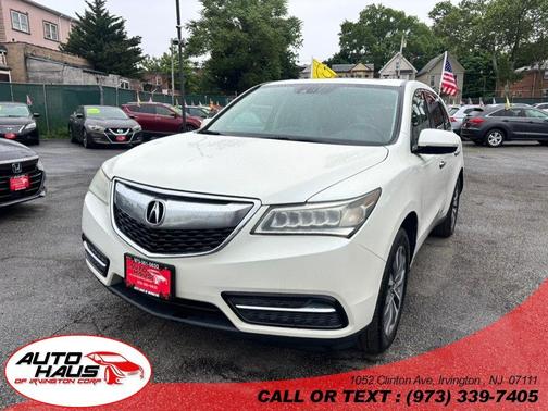 White Diamond Pearl 2015 Acura MDX 3.5L