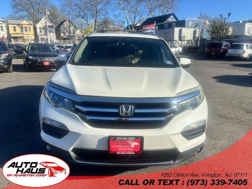 White Diamond Pearl 2016 Honda Pilot Touring