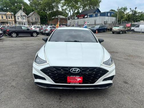 Quartz White 2021 Hyundai SONATA SEL Plus