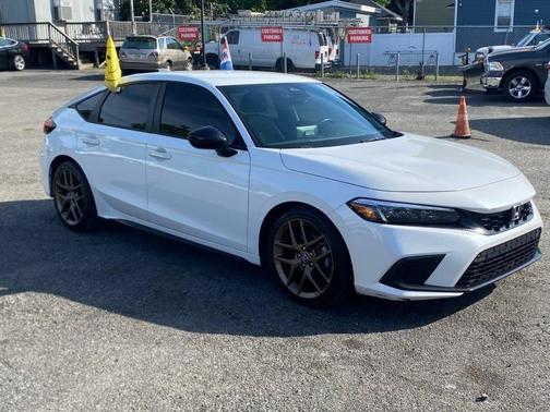 Platinum White Pearl 2024 Honda Civic Sport