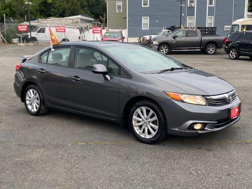 Polished Metal Metallic 2012 Honda Civic EX