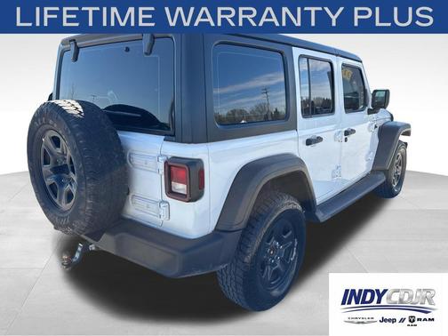 Bright White Clearcoat 2018 Jeep Wrangler Unlimited Sport