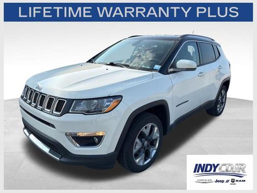 White Clearcoat 2020 Jeep Compass Limited