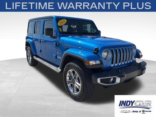 Hydro Blue Pearlcoat 2022 Jeep Wrangler Unlimited Sahara