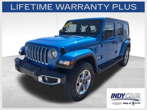 Hydro Blue Pearlcoat 2022 Jeep Wrangler Unlimited Sahara